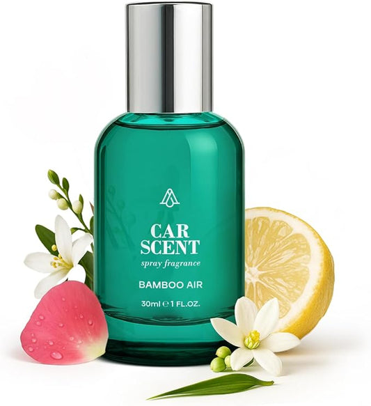 AromaPlan Car Air Freshener Spray, Bamboo - Non-Toxic, Concentrated, Odor Eliminator & Long Lasting Car Air Freshener- Car Scent Spray, 5 Star Hotel Scent Collection (30 ml)