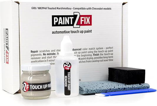 GV8 / WA394A Toasted Marshmallow | Creamy Beige Touch-Up Paint Kit for Scratches and Chips - Compatible with Chevrolet Models