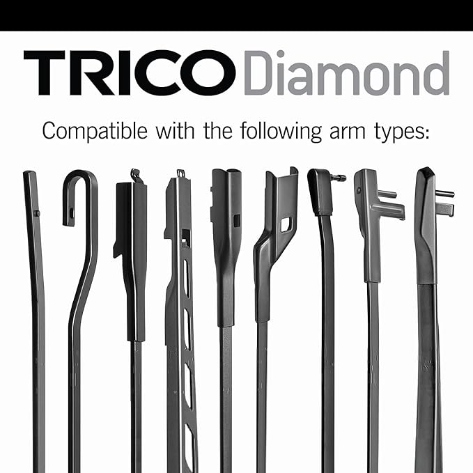 TRICO Diamond 26" + 20" Super Premium Automotive Replacement Windshield Wiper Blades (Set of 2), Passenger and Driver Side All-Weather Beam Wiper Blades for Select Vehicle Models