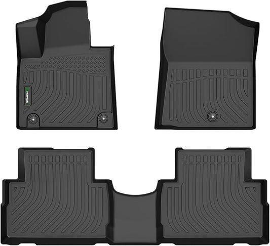ANBINGO®Floor Mats Fit for Hyundai Santa Fe 2021-2023 All Weather Mats for Santa Fe TPE Car Mat Rugs for Hyundai Santa Fe Rubber Trunk Carpet for Santa Fe Automotive Accessories