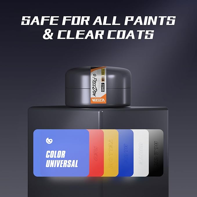 Ceramic-Boosted Carnauba Wax Paste for Cars, RV, Motorcycle, Boat- Triple-Layer Shield, Dust Repellent & Deep Gloss (200g w/Applicator)