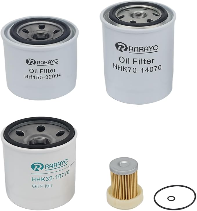 RTV Maintenance Filter Kit (Oil, Fuel, HST, Hydraulic, Air Filters) Compatible with Kubota RTV-X1140 X1100C X1120D Replacement Part HH150-32094 6A320-59930 HHK70-14070 HHK32-16770 1G319-11210