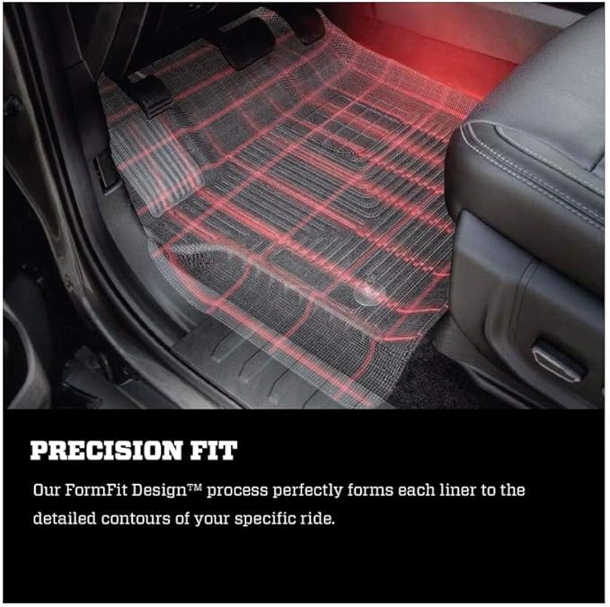 Husky Liners X-act Contour Floor Mats | Fits 2018-2025 Honda Odyssey | Front Row, 2-pc Black - 52971