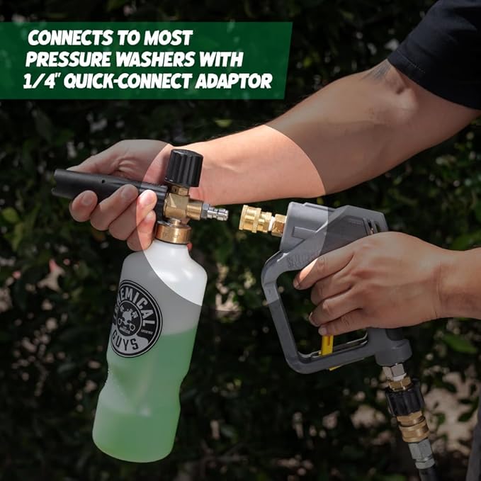 Chemical Guys EQP_313 TORQ Professional Foam Cannon and Soap Kit, 4 Items