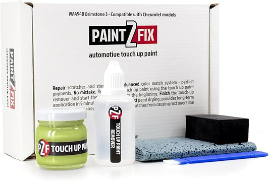 WA454B Brimstone 3 Touch-Up Paint Kit for Scratches and Chips - Compatible with Chevrolet Models