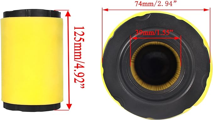 YTH22V46 Z254F Air Filter Oil Filter Tune Up Kit for Husqvarna YTH24V48 Z254 Z246 YTA18542 YTH2348 YTA22V46 YTA24V48 YTH24V54 Mower w/ 17.5hp 19.5hp 20hp 21hp Engine