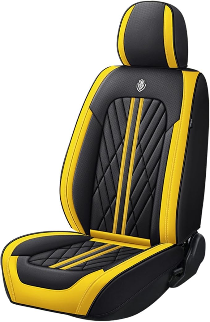 Universal Fit Waterproof Breathable Nappa Leather Automotive Vehicle Car Seat Covers Set Cushion Protector for Sedan SUV