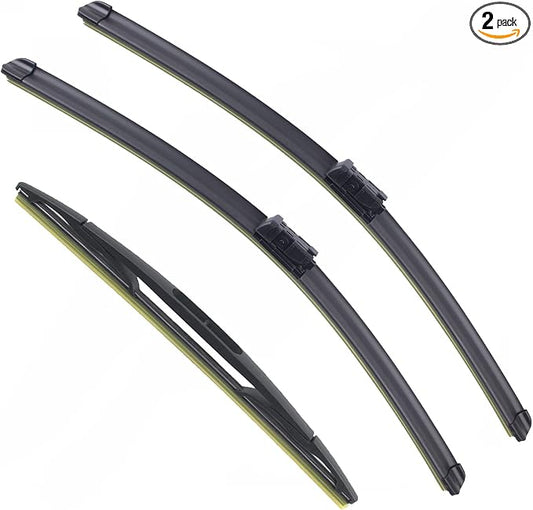Windshield Wiper Blades For 2017 2018 2019 2020 2021 2022 BMW X2 Original Equipment Replacement 24'' +20''Front Windscreen Wiper And 13'' Rear Wiper Blade