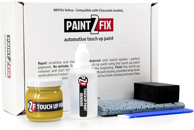 WA9414 Yellow Touch-Up Paint Kit for Scratches and Chips - Compatible with Chevrolet Models