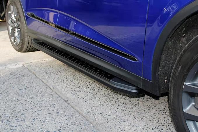 Vanguard Black F2 Style Running Boards | Compatible with 14-16 Acura MDX/19-25 Honda Passport/16-23 Pilot/17-25 Ridgeline