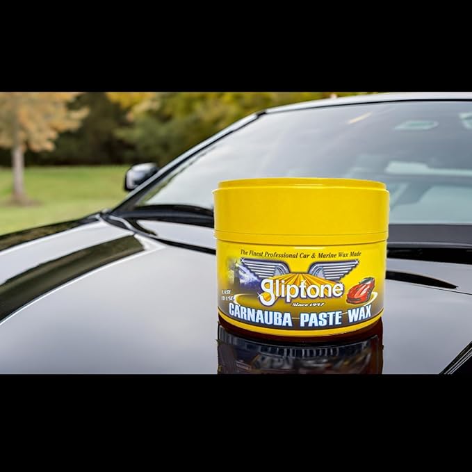 Gliptone Carnauba Paste Wax, Easy-To-Use for Car & Marine, Maximum Surface Protection and Superior Shine