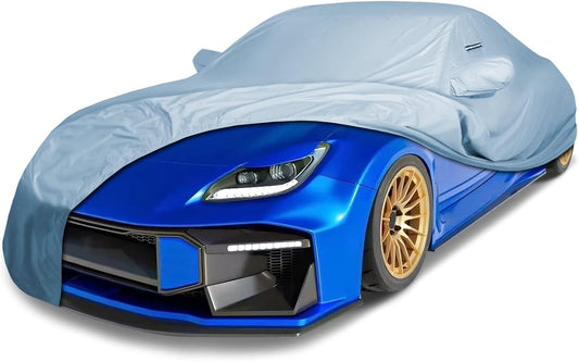 iCarCover Custom Car Cover for 2013-2025 Subaru BRZ, Waterproof All Weather Rain Snow UV Sun Protector Full Exterior Weatherproof Indoor Outdoor Car Cover with Strap