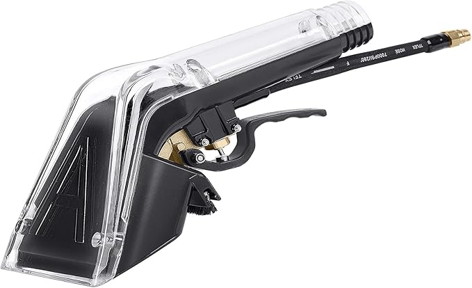 Upholstery Tool Compatible with Mytee 8400P Air Lite,1-1/2 Inches Interface,1/4” Quick Connect,Add Cleaning Brushes,Anti Fall Transparent Shell,Clean Carpets,Car Upholstery,Upholstery Tool