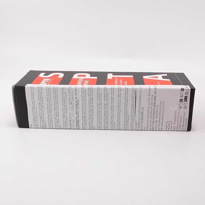 SPTA 3Pcs Car Detailing Brush Kit, Leather & Textile Interior Brush, Comfortable Grip and Scratch-Free Cleaning for Dashboard, Wheels, Seats, Foot Mats and Small Areas, Black