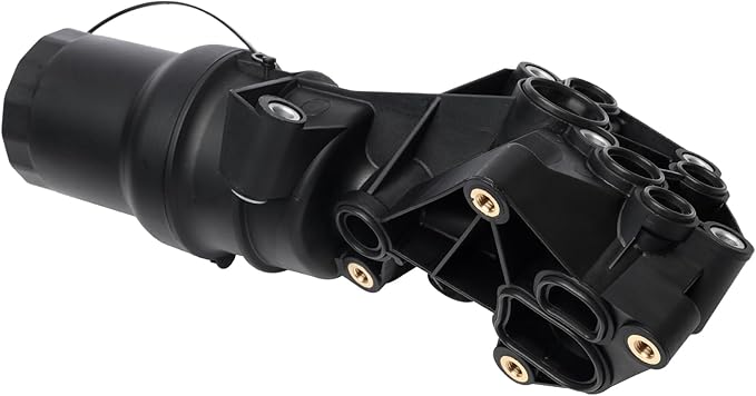 Engine Oil Filter Housing Assembly by AA Ignition- Replaces 07K115397A, 07K115397B, 07K115397D - Compatible with Audi and Volkswagen 2.5L - 2005-2014 Jetta, Golf Beetle, Passat, Rabbit, TT Quattro