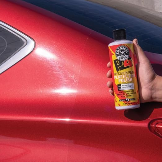 Chemical Guys P4 Precision Paint Perfection Polish - Scratch & Swirl Remover for Cars, Trucks, SUVs & Motorcycles, Fixes Paint Imperfections & Towel Marks, Restores Gloss & Clarity, 16 oz