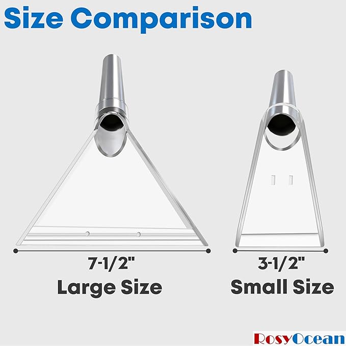 Universal Compatible with All Shop Vacs Extractor Attachment with 2-1/2" & 1-7/8" & 1-1/4" Three Adapters Auto Detailing Vacuum Head Extraction Accessory for Upholstery & Carpet Cleaning
