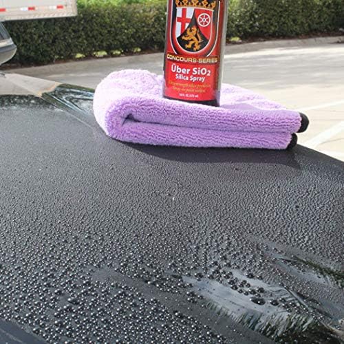 WOLFGANG CONCOURS SERIES Uber SiO2 Silica Spray | Ultimate Water Beading | Super Slick | Easy to Use | Long Lasting Spray Sealant | 16oz Bottle
