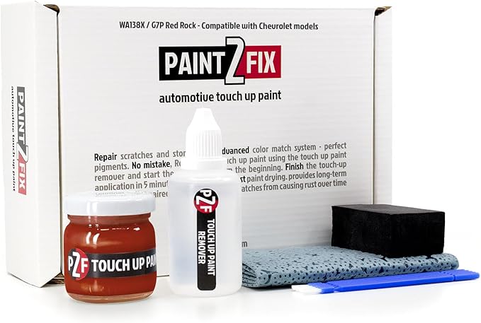 WA138X / G7P Red Rock | Copper Red Touch-Up Paint Kit for Scratches and Chips - Compatible with Chevrolet Models