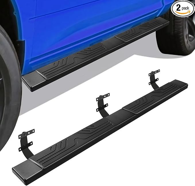 6.5" Running Boards Compatible with Dodge Ram 1500 2019-2025 Crew Cab (Only Fit New Body Style),Side Steps for Truck,Black Aluminum Alloy Nerf Bars