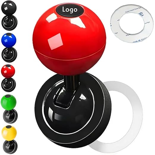 Far Voyager Push Start Button, Farvoyager1 Metal Car Joystick Ball, Universal One-Button Start Car Shift Knob, Customized Cars Start Ignition Switch Buttons Rocker