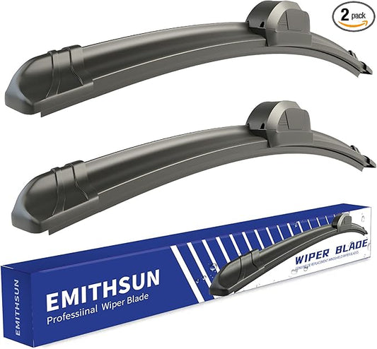 OEM QUALITY 22" + 21" Premium All-Seasons Stable And Quiet Windshield Wiper Blades(Set of 2)