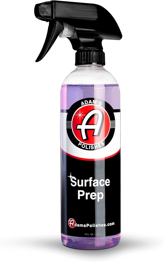 Adam's Polishes Surface Prep (16oz) - A Surface Cleanser Spray for Auto Paint Prep to Apply Any Ceramic Coating, Car Wax, or Spray Sealant | Use After Clay Bar, Car Wash & Orbital Polisher Treatment
