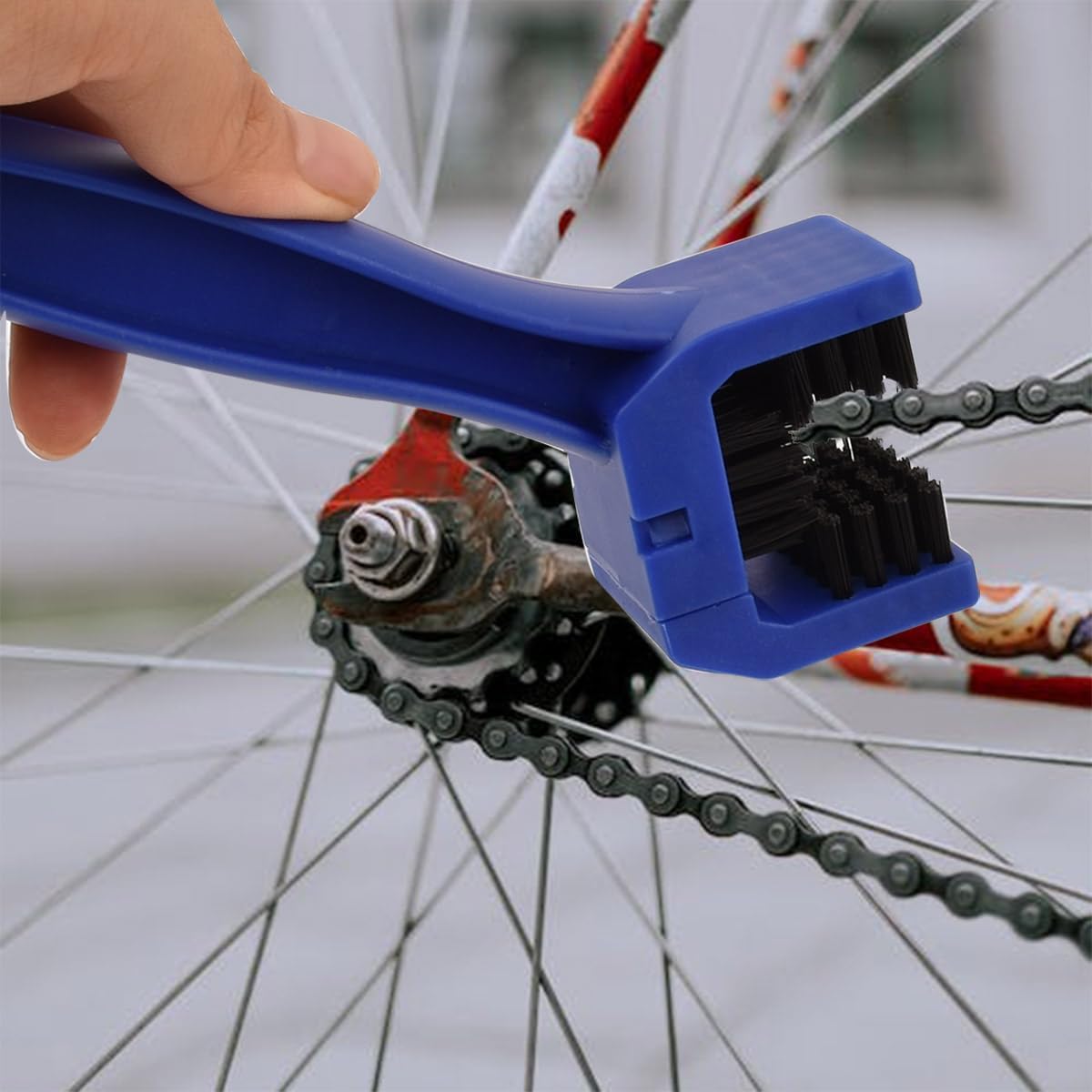 Bike Chain Cleaning Tools Motorcycle Chain Washer Cleaning Brush Bicycle Chain Brush
