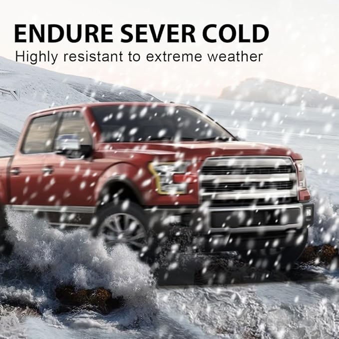 CHEDA Fender Flares Black Textured Factory Style Compatible with Ford F150 2015-2017 Styleside