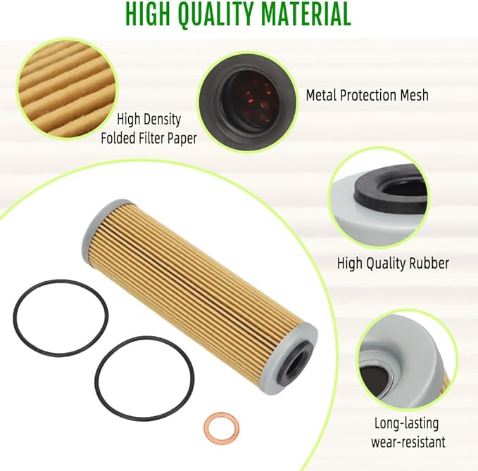 Oil Filter Gasket O-Ring Kit For Ducati For 2018-2023 Panigale V4/2020-2023 Streetfighter V4/2021-2023 Multistrada V4 Part Replacement Number For 44440312B