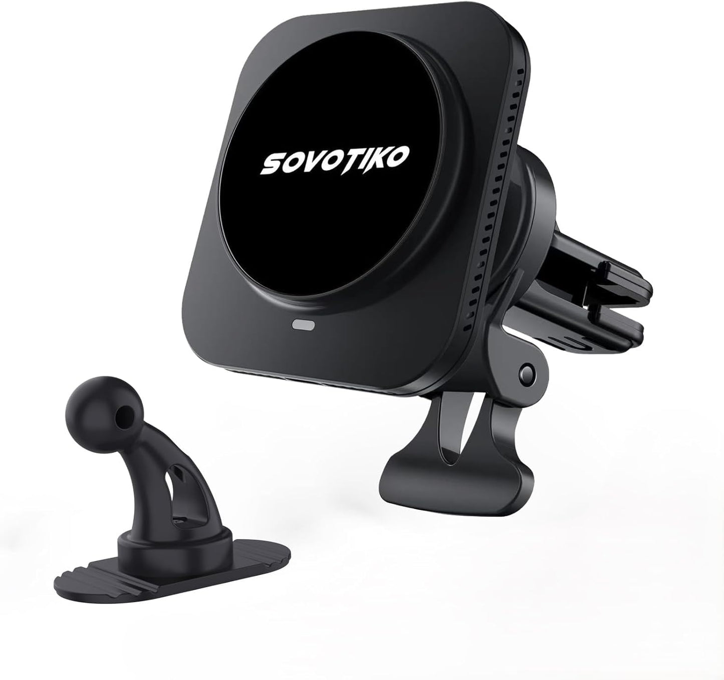 15W Magsafe Car Mount Charger, Magnetic Phone Holder for Car, Air Vent/Dashboard Wireless Charger for iPhone 16 15 14 13 12 Pro Max, Samsung Galaxy S25 Ultra S24 S23+, etc. Fast Charging