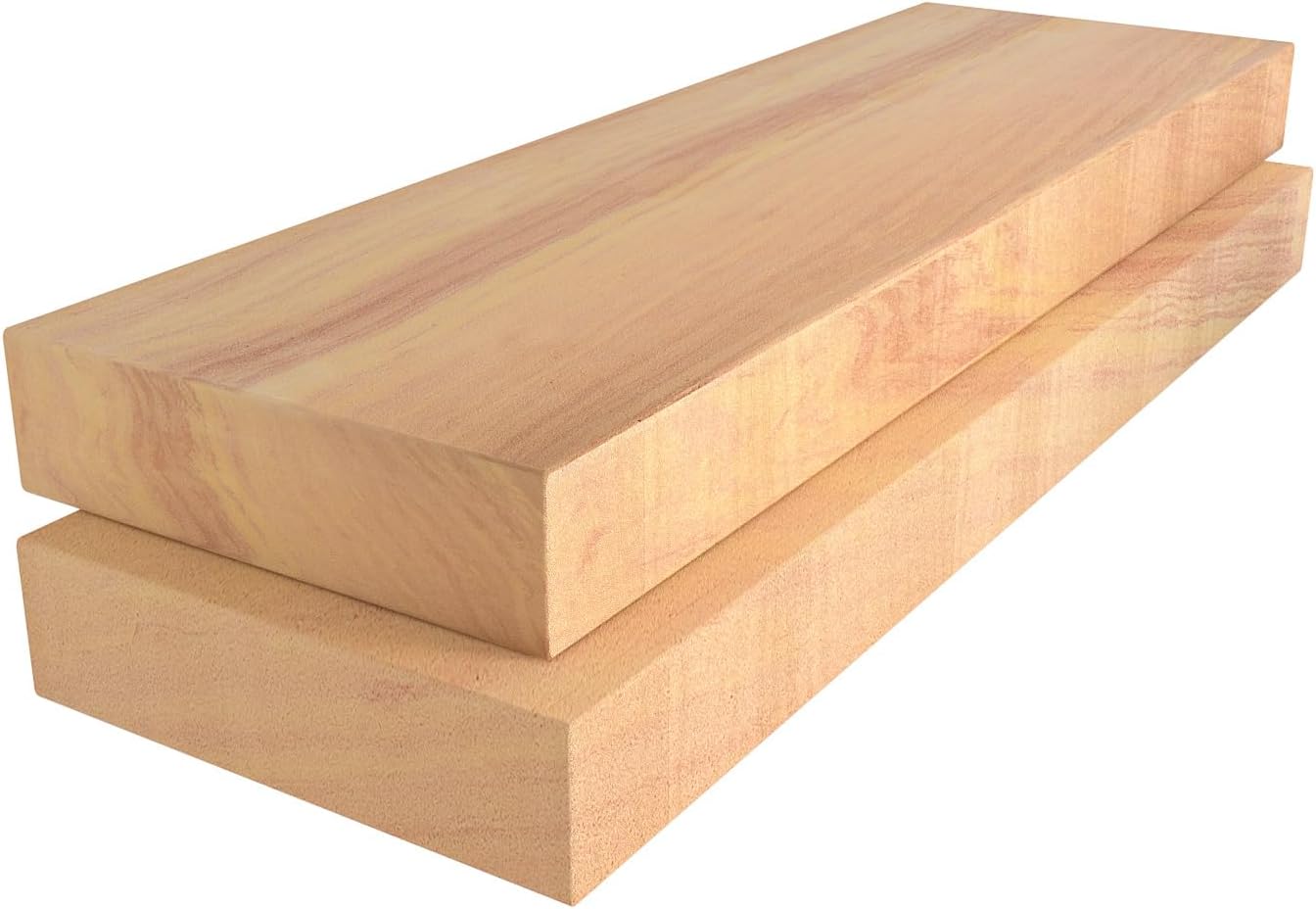 GWP04 Wood Grain Garage Wall Protector Car Door Protectors, Garage Accessories, Parking Stopper for Garage, Tool-Free, Designed in Germany (2-Pack)