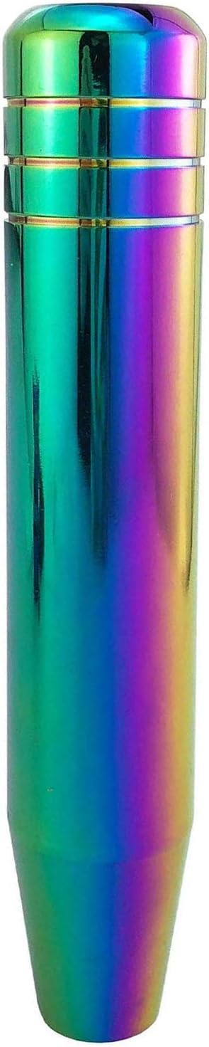 Long Shift Knob Extension Shifter Handle Aluminum Alloy Gear Stick Transmissions Weighted Shifting Lever Universal Fit Most Manual Automatic Cars Truck SUV (Multicolor)
