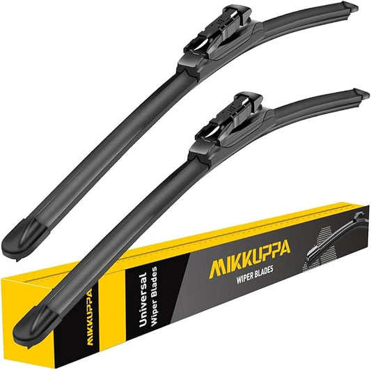 MIKKUPPA 22" + 22" Wiper Blades, Replacement for 2008-2013 Chevrolet Chevy Silverado 1500 2500HD 3500HD, 2005-2018 Tahoe Suburban, 2008-2013 GMC Sierra,OEM Front Windshield Wiper (Pack of 2)