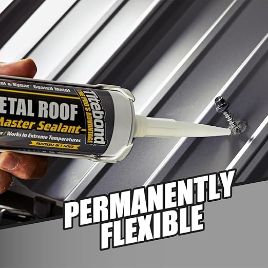 Titebond WeatherMaster Metal Roof Sealant 62461 Gray 9.5 Oz.