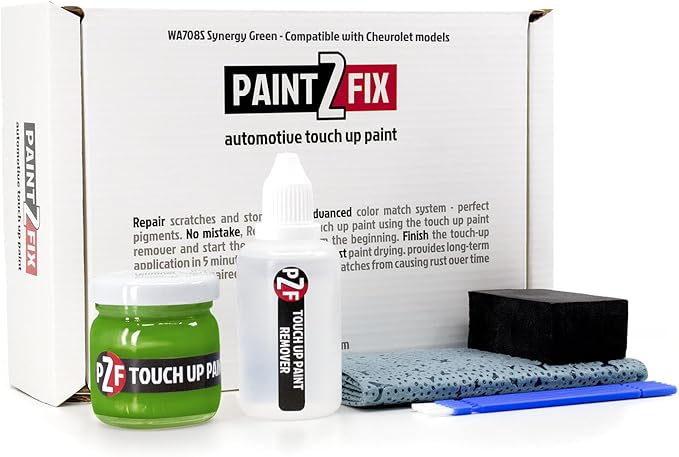 WA708S Synergy Green | Dragon Green Touch-Up Paint Kit for Scratches and Chips - Compatible with Chevrolet Models