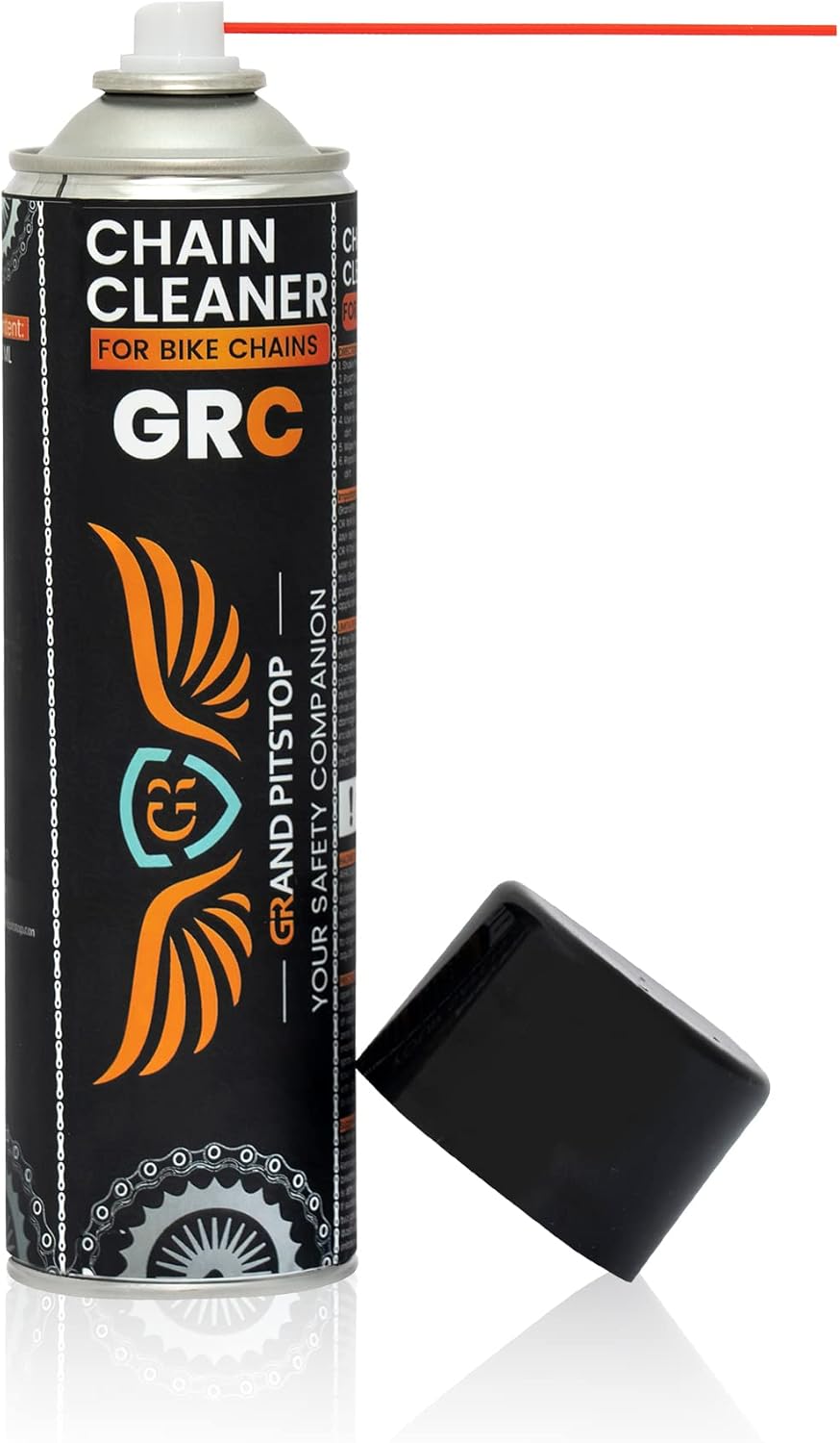 GRAND PITSTOP Chain Cleaner/Degreaser Spray for Motorcycle Cleaning - Motorcycle Cleaner for On and Off-Road for All Bikes (500 ml)