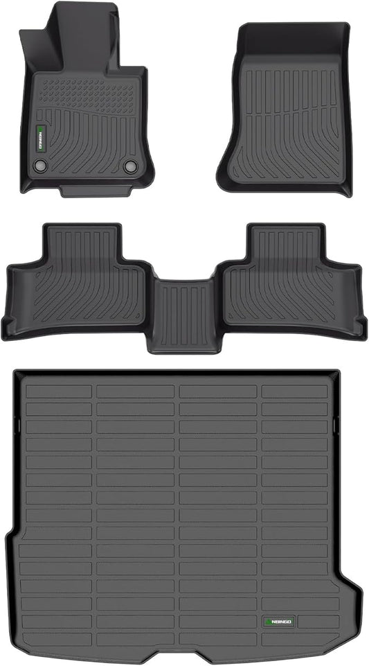 ANBINGO®Fit for Mercedes Benz GLC Floor Mats 2023-2026 (No Coupe & PHEV (350e)) All Weather Rugs for Benz GLC TPE Car Mats for Benz GLC Rubber Trunk Carpet for Benz GLC Automotive Accessories