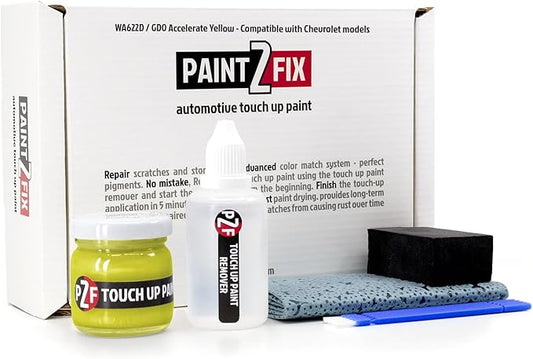 WA622D / GD0 Accelerate Yellow Touch-Up Paint Kit for Scratches and Chips - Compatible with Chevrolet Models