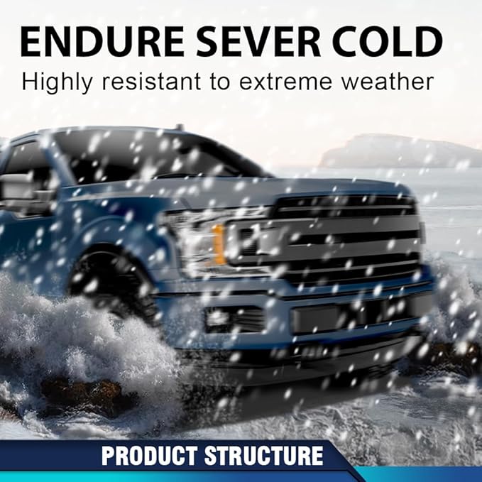 PIT66 Fender Flares Compatible with Ford F150 2018 2019 2020 Smooth Paintable Factory Style 4pcs