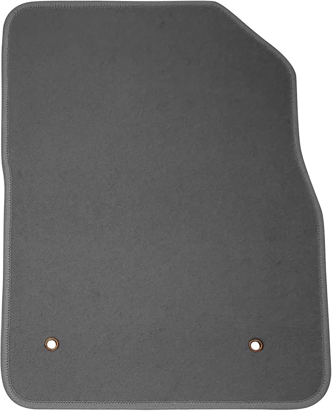 IKON MOTORSPORTS, Floor Mat Compatible with 2008-2015 Chevrolet Cruze, 2016 Cruze Limited, Factory Fitment Gray/Grey Nylon Front & Rear Car Floor Mats Liner Carpets Replacement 4PCS