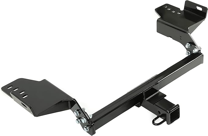 ECOTRIC Class 3 Trailer Hitch Receiver Towing 2" Compatible with 2013-2019 Ford Escape SEL SE S Titanium Models Replace for 13186 Steel Powder Coated Black