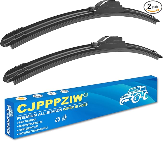 CJPPPZIW® Windshield Wipers-22 Inch+20 Inch Replacement for 2017 2018 2019 2020 2021 2022 2023 Toyota Tacoma Wiper Blades for My Car,Quality Front Windshield Wiper Blades(Set of 2)