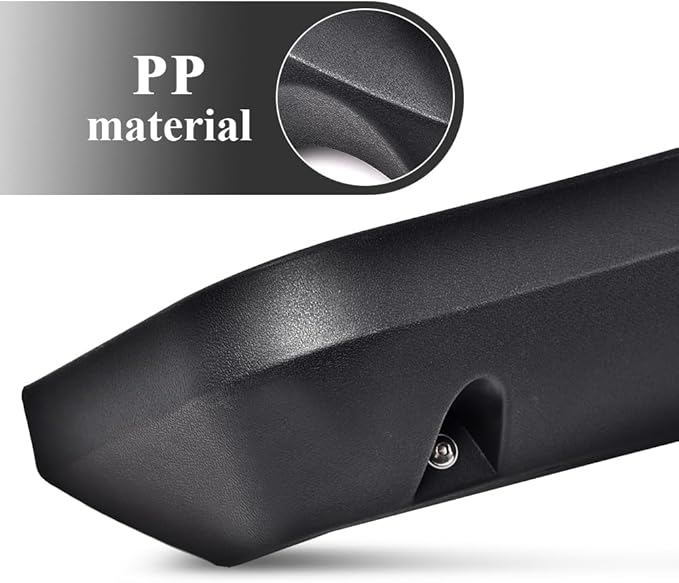 DOTCOM Fender Flares,Compatible with 2007-2014 Toyota FJ Cruiser,Paintable Matte Pocket Wheel Arch Cover Trim,Textured Riveted Style 4PCS