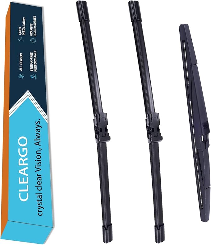 Windshield Wiper Blades Complete Kit for Buick Encore GX 2022 2023 2024 2025 - Front & Rear Wiper Blade Set (26'' 16'' 11''), All-Weather, Easy Installation, OEM Quality Replacement