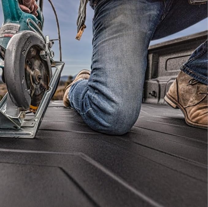 Husky Liners Custom Bed Liner | Fits 2019-2026 Ram 1500, New Body Style w/ 5'7" Bed (Will NOT fit w/Drop-in Bed Liners or Models w/RamBox) | 1-pc Black - 16000