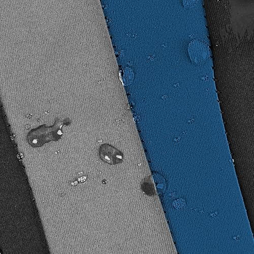 CAR PASS AquaShield Neoprene Waterproof Car Seat Covers for Front Seats Only, High Back Bucket Seat Cover,Airbag Compatible, Line Rider Seat Covers Universal Fit for Auto Truck Van SUV (Black Blue)