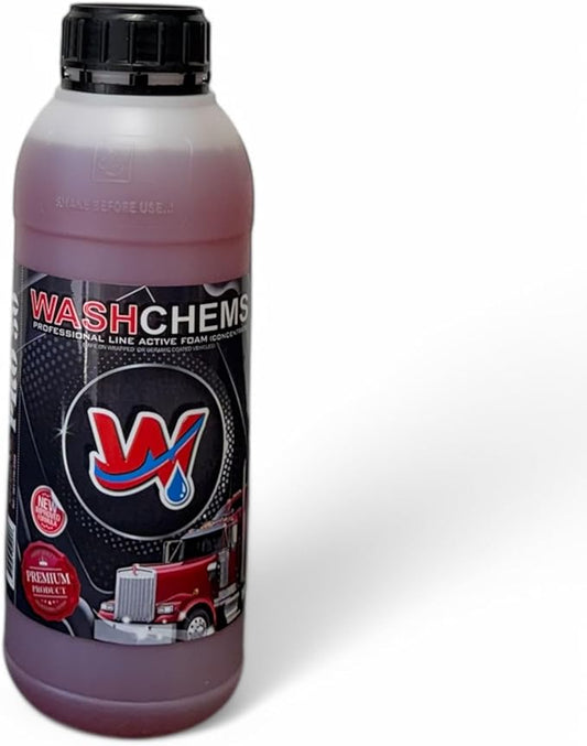 Wash Chems Pro 50 Touchless Car Wash Detergent Soap Concentrate No Brushing, Commercial Grade Professional Auto Foam Cleaner Also Great for Trucks & Tractors