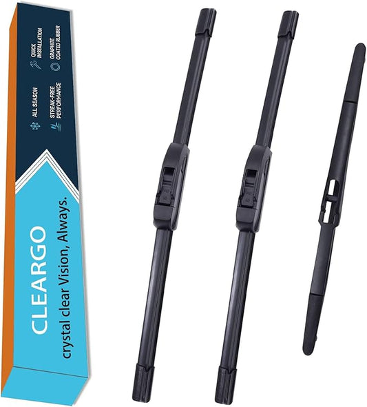 Windshield Wiper Blades for 2022 2023 2024 Hyundai Tucson - Complete Set Front & Rear (Korea Built 26"+16"+11") Premium All-Season Wipers