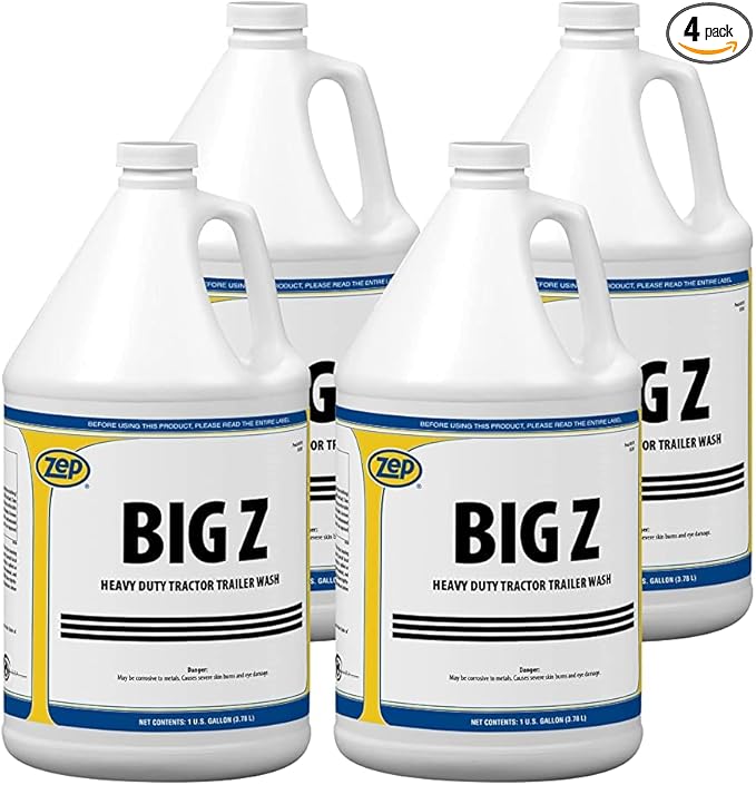 Zep Big Z Heavy Duty Tuck and Trailer Wash - 1 Gallon (Case of 4) - 37024